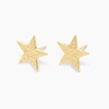 GORJANA SMALL STAR STUD EARRINGS IN GOLD PLATED BRASS, WOMEN'S IN SILVER BY GORJANA
