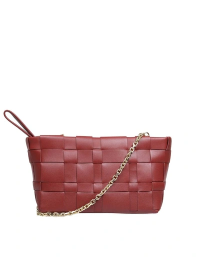 3.1 Phillip Lim / フィリップ リム Phillip Lim Odita Bag In Burgundy Braided Leather