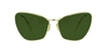 Celine Cl40069u Cateye Sunglasses In Gold