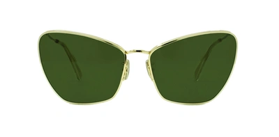 Celine Cl40069u Cateye Sunglasses In Gold