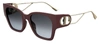 DIOR 30MONTAIGNE1 0LHF SQUARE SUNGLASSES