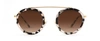 Krewe Conti Round Sunglasses In Brown