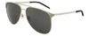 Saint Laurent Sl279 005 Men's Aviator Sunglasses In Gold