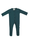 Kyte Baby Kids' Snap Footie In Emerald