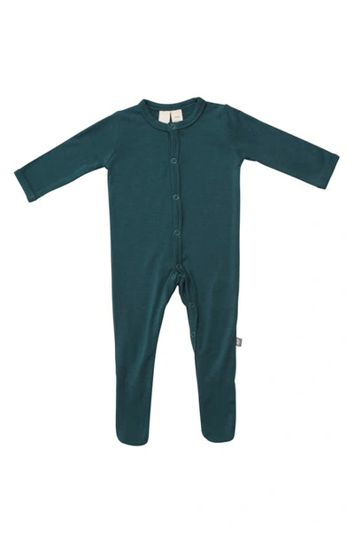 Kyte Baby Kids' Snap Footie In Emerald