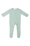 Kyte Baby Snap Footie In Sage