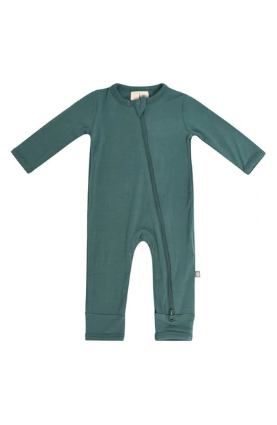 Kyte Baby Babies' Zip-up Romper In Emerald