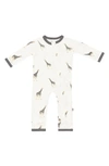 Kyte Baby Zip-up Romper In Giraffe