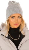 WHITE + WARREN PLUSH RIB BEANIE,WWAR-WA31