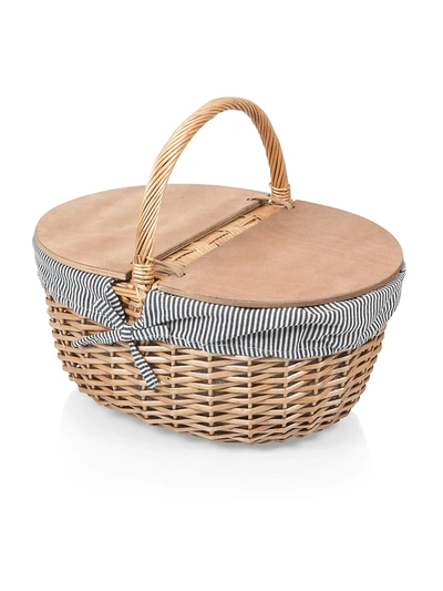 Picnic Time Country Picnic Basket In Navy