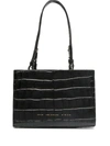 CHYLAK CROCODILE EMBOSSED TOTE BAG