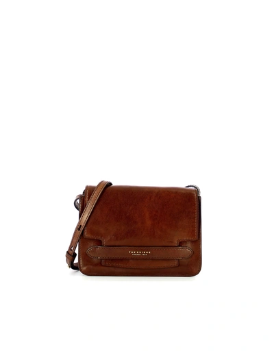 The Bridge Brown Leather Lucrezia Shoulder Bag