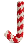 WARE OF THE DOG CANDY CANE COTTON ROPE DOG TOY,WD-CANDY CANE