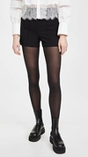 Alice And Olivia Donald High-waist Shorts In Black