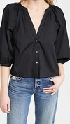 STAUD NEW DILL TOP BLACK,STAUD30788