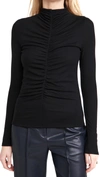 VERONICA BEARD JEAN THERESA TURTLENECK BLACK,VBEAC30224