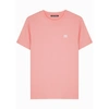 Acne Studios Men's Nash Face Crewneck Cotton Tee In Pink