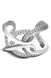John Hardy Silver Asli Classic Chain Link 44.5mm Large Cuff In Silver