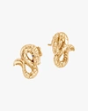 JOHN HARDY LEGENDS NAGA 18K GOLD STUD EARRINGS | STERLING SILVER