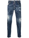 DSQUARED2 ICON STRAIGHT-LEG JEANS