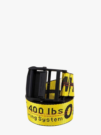 Off-white Belt In Yellow