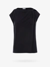 Brunello Cucinelli Silk Crew-neck T-shirt In Black