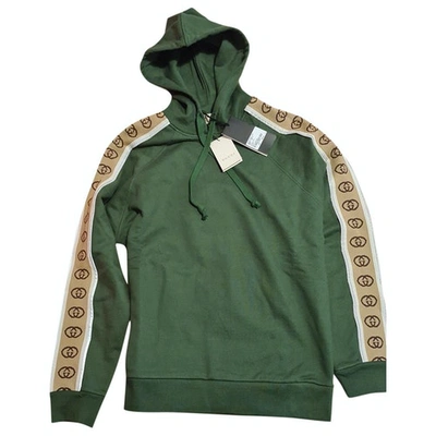 Pre-owned Gucci Green Cotton Knitwear & Sweatshirts