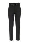 BRUNELLO CUCINELLI BRUNELLO CUCINELLI CIGARETTE TROUSERS WITH MONILI BELT LOOPS