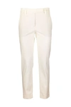 BRUNELLO CUCINELLI BRUNELLO CUCINELLI STRETCH COTTON COVER SLIM FIT TROUSERS