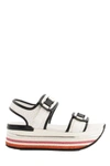 HOGAN HOGAN MAXI H222 SANDALS WHITE