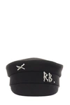 Ruslan Baginskiy Studded Logo Embellished Cap In Black
