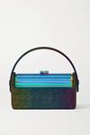 BIENEN-DAVIS RÉGINE METALLIC SUEDE AND IRIDESCENT BRASS TOTE