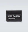 OFF-WHITE QUOTE CARD HOLDER,P00528704