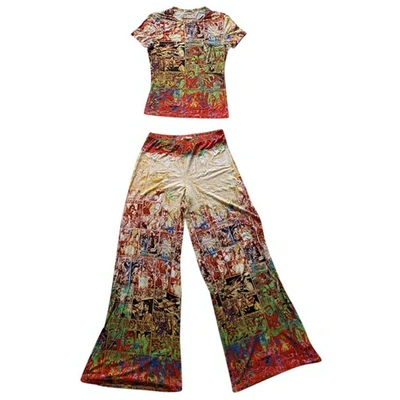 Pre-owned Jean Paul Gaultier Multicolour Cotton Jumpsuit