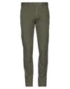 Pt Torino Casual Pants In Military Green