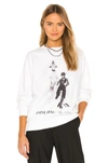 ANINE BING AB X TO DAVID BOWIE RAMONA SWEATSHIRT,ANIN-WK58