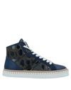 HOGAN REBEL HOGAN REBEL WOMAN SNEAKERS MIDNIGHT BLUE SIZE 5 SOFT LEATHER,11946670JT 3