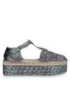 Lagoa Sandals In Lead