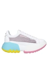 RUCO LINE RUCOLINE WOMAN SNEAKERS WHITE SIZE 4 SOFT LEATHER, TEXTILE FIBERS,11980077TJ 9