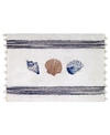 AVANTI BLUE LAGOON OMBRE SEASHELLS BATH RUG, 20" X 30"