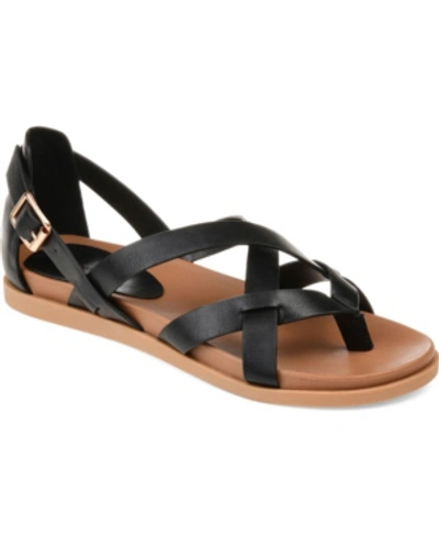 Journee Collection Collection Women's Ziporah Sandal In Black