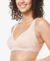 Warner's Warners No Side Effects Underarm And Back-smoothing Comfort Wireless Lightly Lined T-shirt Bra Ra223 In Rosewater