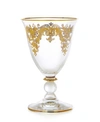 CLASSIC TOUCH WATER GLASSES WITH 24K GOLD ARTWORK