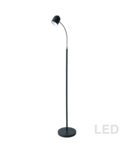 Dainolite 1 Light 5 Watt Led Floor Lamp In Black