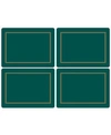 PIMPERNEL CLASSIC EMERALD PLACEMATS, SET OF 4