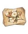 PIMPERNEL SUGAR MAGNOLIA PLACEMATS, SET OF 4