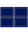PIMPERNEL CLASSIC MIDNIGHT BLUE PLACEMATS, SET OF 4
