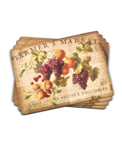 Pimpernel Abundant Fall Placemats, Set Of 4 In Multi