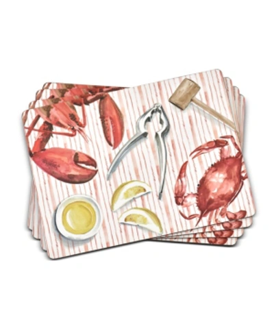 Pimpernel Summer Feast Placemats, Set Of 4 In Multi