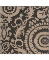 Surya Closeout! Livabliss Alfresco Alf-9615 Black 7'3" Square Area Rug, Indoor/outdoor In Black